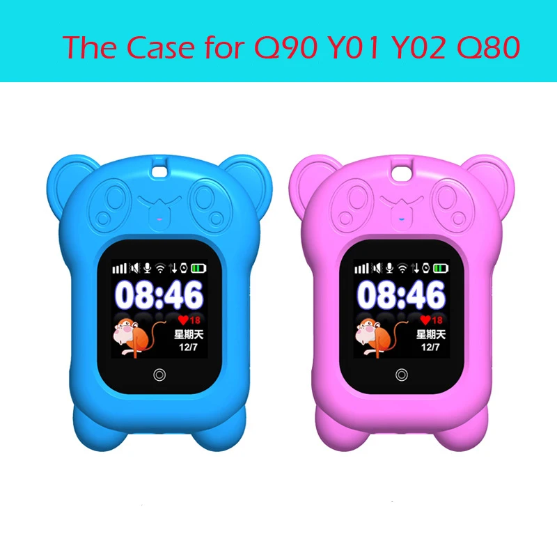 Portable Smart font b Watch b font Case for Q90 DF25 Q80 Q528 Silicon Case with