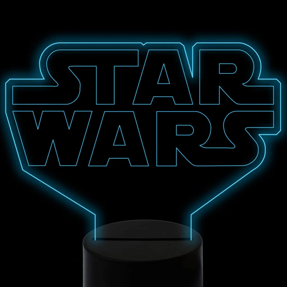 

3D Led Visual 7 Colors Change Gradient Star Wars Night Light Kids Touch Button Table Lamp Usb Bedroom Sleep Lighting Home Decor