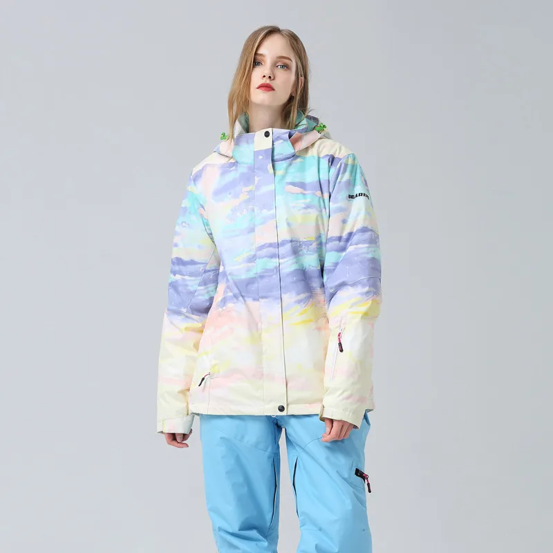 2019 Snowboarding Suit Women Waterproof Colorful Ski Suit Snowboard Sets Winter Keep Warm Hiking Camping Skiing Clothes 2019 Snowboarding Suit Women Waterproof Colorful Ski Suit Snowboard Sets Winter Keep Warm Hiking Camping Skiing Clothes