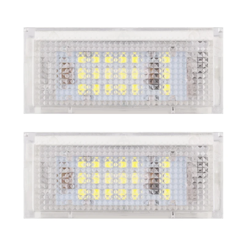 Urbanroad 2 шт./пара белый 3528 Led Подсветка регистрационного номера 6000k 12v лампа для подсветки номерного знака для BMW E46 4D 323i 325i 328i Plug& Play