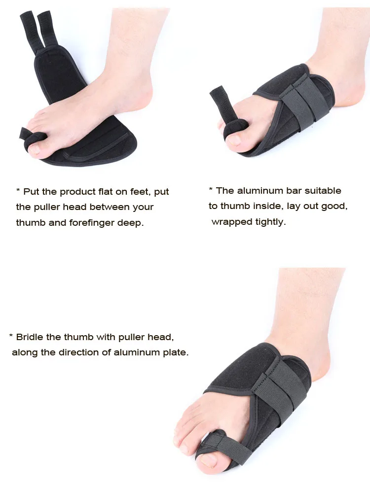 Free Shipping 1 Pair Bunion Splint Great Toe Straightener Foot Pain Relief Hallux Valgus Feet Care Tools (6)