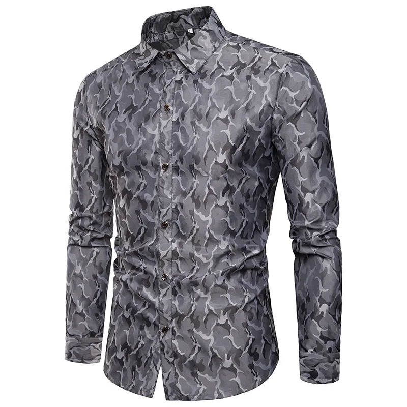 camo dress shirts for men