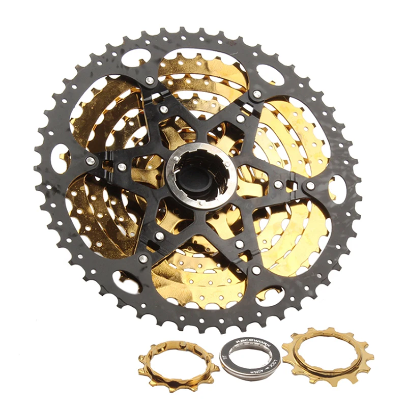 Bicycle Stainless Steel Cassette Freewheel 9 Speed 11-32T//46T//50T Bike Accessory