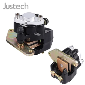 

Justech New Rear Brake Caliper Whit Bolts Washers+Pads Left Right For Yamaha ATV Banshee 350 Warrior 350 Raptor 250 660 YFZ450