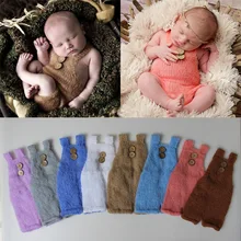 Newborn Photography Props Cute Baby Pants Mohair Suspenders Photography Costume Baby Photo Props Studio Fotografia Accessories jane z ann baby photography props baby cowboy theme background costume clothes photo accessories infant studio shooting props