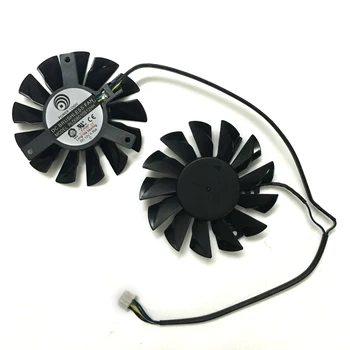 

75mm Diameter 52mm Mounting Holes Pitch R7850 R7870 GPU Card Fan For MSI Twin Frozr III GTX670 GTX680 Graphics Card Cooling
