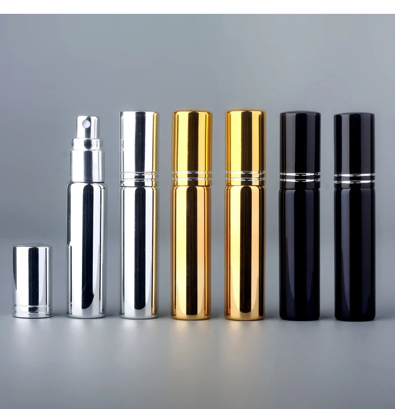 Garrafa de Perfume Atomizador de Perfume com Garrafas de Vidro Recipiente de Viagem Peças Lote Recarregável uv Vazia Tangentes 100 - 10ml 9 recarregável uv vazia garrafa de perfume atomizador