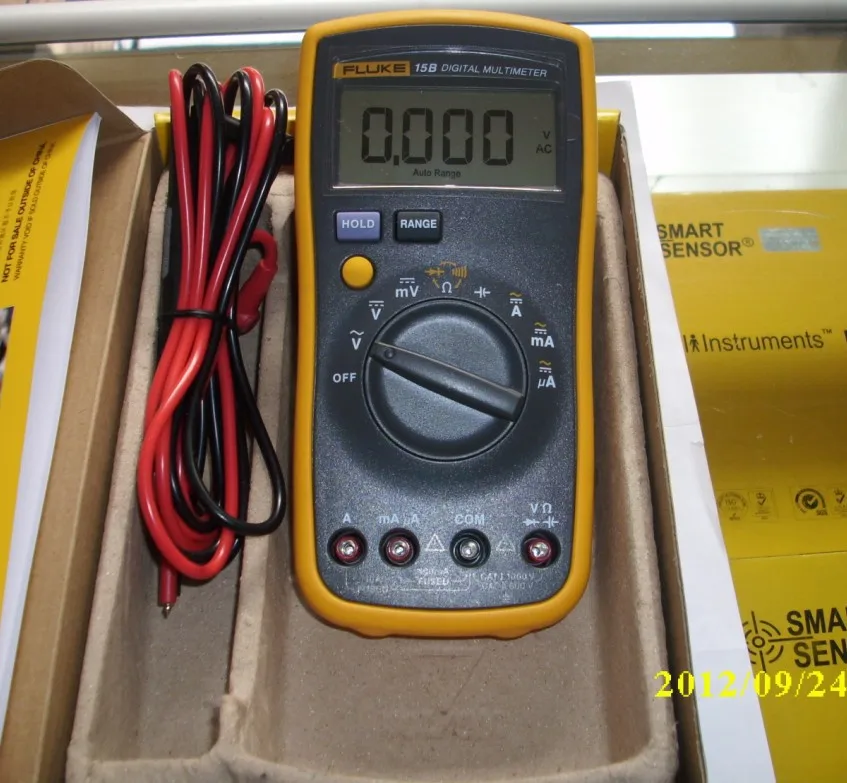 

1PCS X 100% Authentic Brand New Fluke 17B F17B Digital Multimeter,15B + Temperature Measurement free shiping