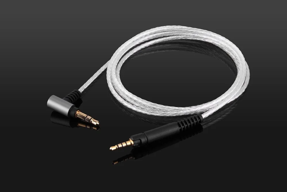Upgrade replacement Silver Plated Audio Cable For Sennheiser HD 2 30i 2 30g HD 2 20s Over On Ear Headphones