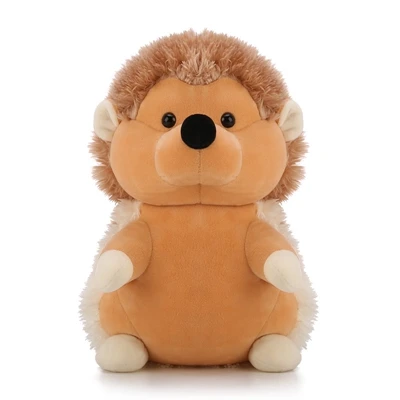 Dorimytrader cute big animal hedgehog plush toy holding sleeping doll pillow for children Christmas gift deco 58cm 23inch