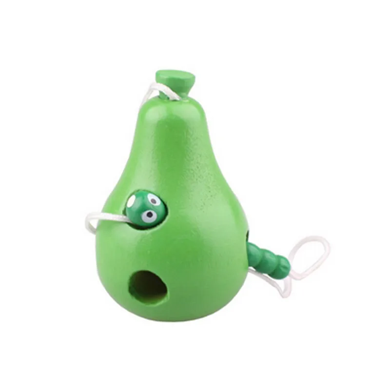 Montessori Teaching Aids Math Toy Wooden Education Baby Kindergarten Mouse Thread Cheese Plaything Early Learning Education Toys