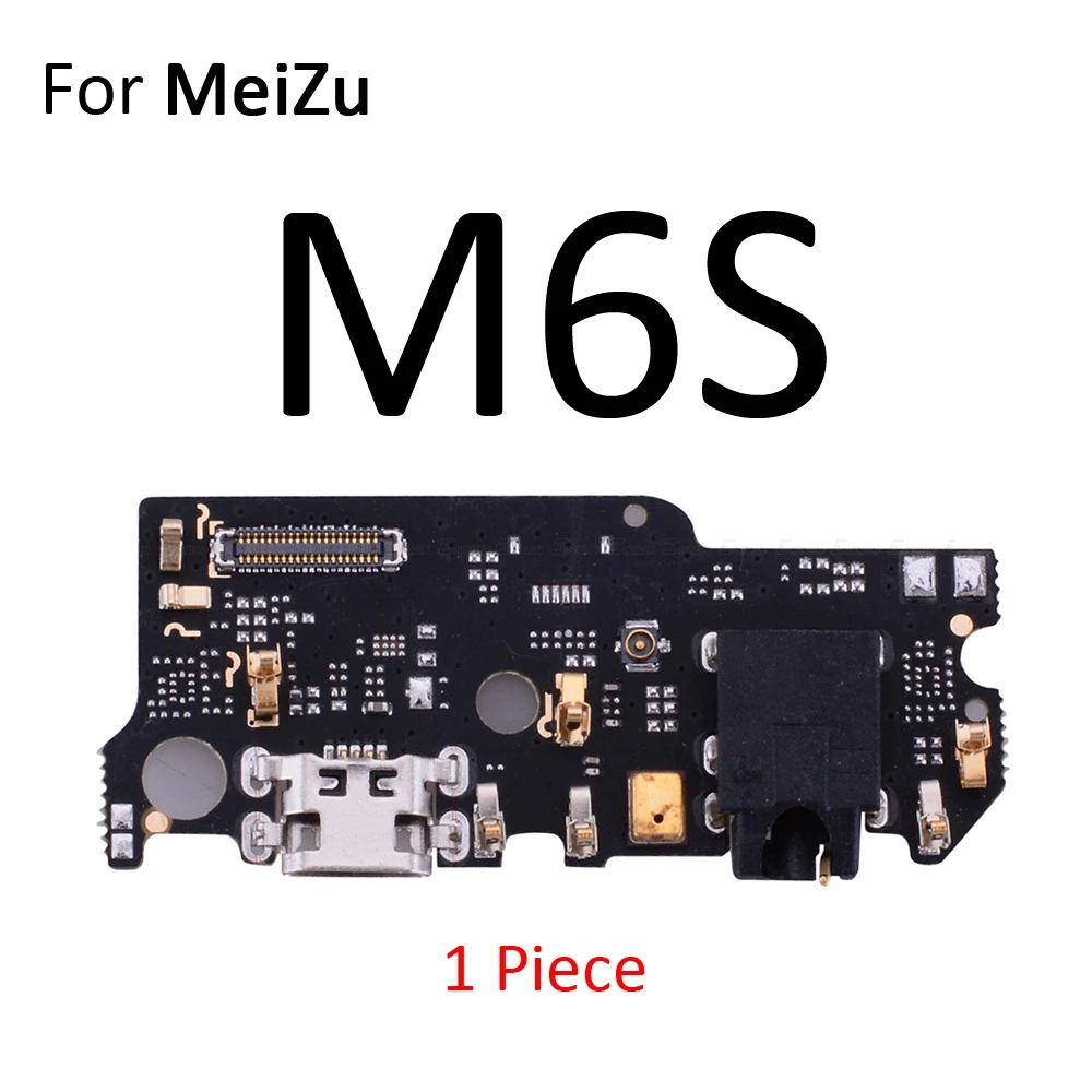 Разъем питания для зарядки, док-станция с микрофоном, гибкий кабель для Meizu U20 U10 M6 M6S M5 M5C M5S Note 8 - Цвет: For Meizu M6S