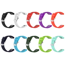 Часы с ремешком из мягкого силикона сменный браслет наручных часов с металлической пряжкой для Garmin Fenix 3 HR серии фитнес-трекер