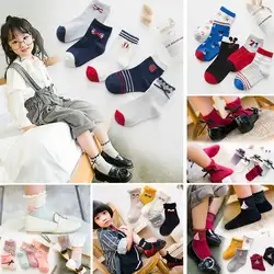 IMucci/2018 пара мягкие хлопковые носки для мальчиков, девочек милые Детские носки с мультяшными рисунками для маленьких мальчиков девочек 13