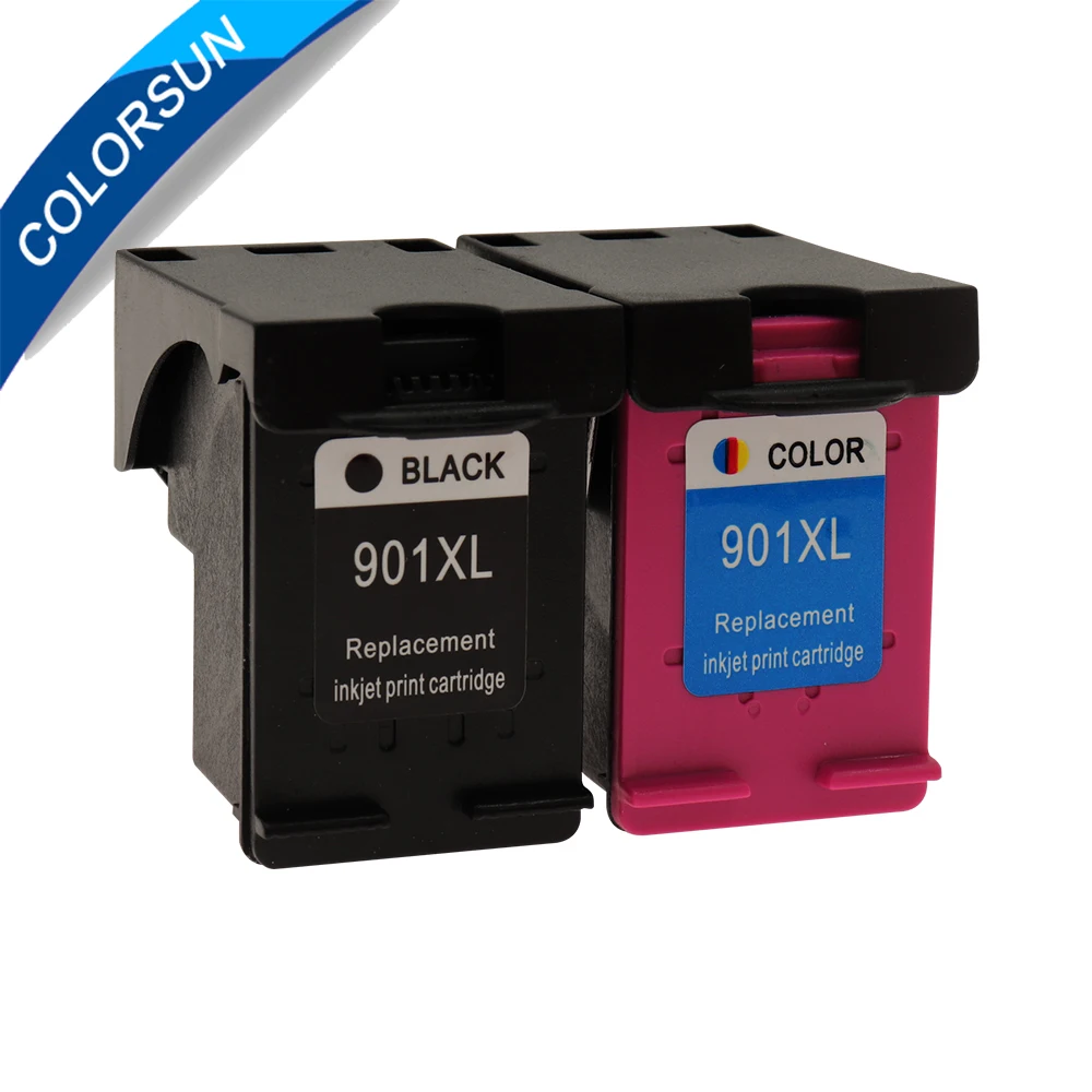 Комплект из 2 предметов 901XL для HP 901 XL сменный чернильный картридж Officejet 4500 J4500 J4540