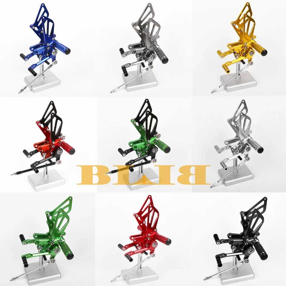 

CNC Rearsets Foot Pegs For Suzuki GSXR1000 GSXR600 GSXR750 GSXR 1000 600 750 Motorcycle Footpeg Rear Brake Shift Set Footrests