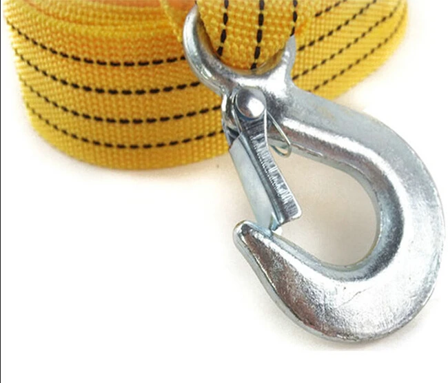 شحن مجاني 2018 Hotiing 5 طن عالية الجودة السيارات سحب الكابل سحب الشريط حبل للسحب مع السنانير ل الثقيلة سيارة الطوارئ شحن مجاني 2018 Hotiing 5 طن عالية الجودة السيارات سحب الكابل سحب الشريط حبل للسحب مع السنانير ل الثقيلة سيارة الطوارئ