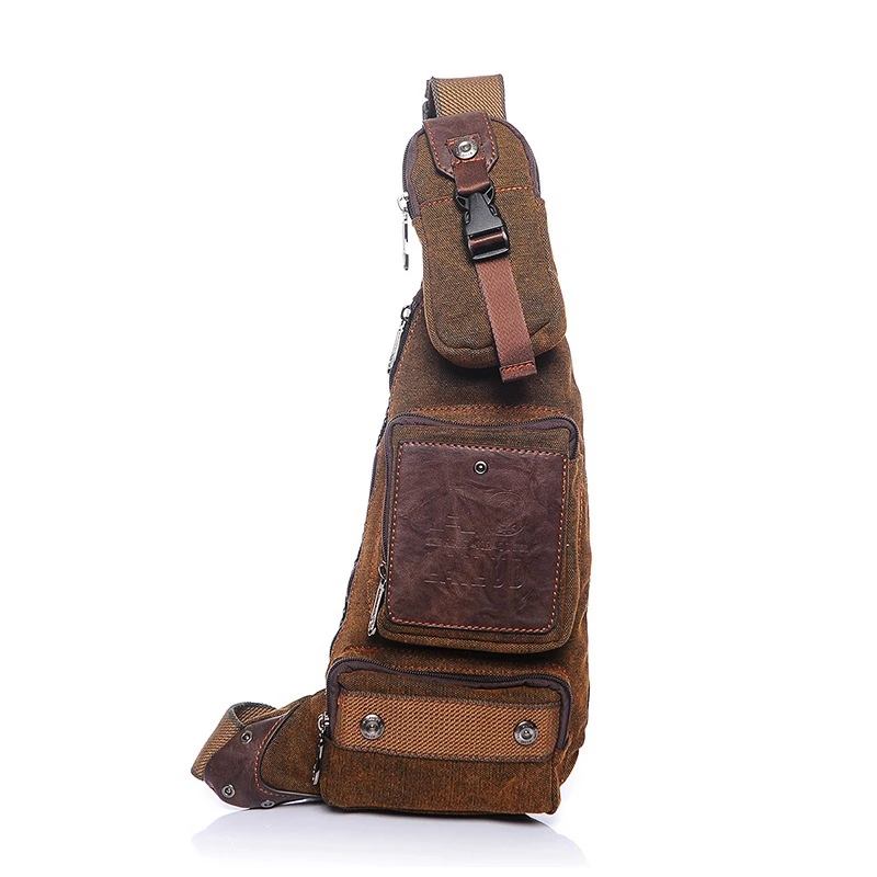 

men bag 2017 High quality brand men messenger bags Waterproof design fashion canvas crossbody chest bag casual travel for men