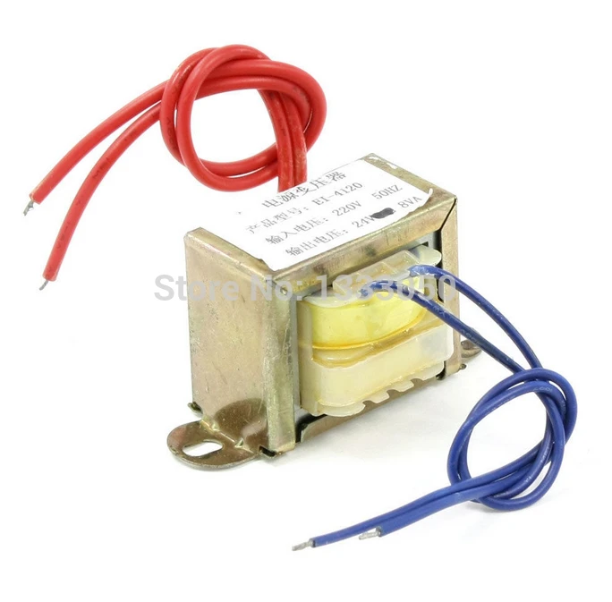 

Free Shipping EI-4120 Model 220V 50Hz Input 8VA AC 24V Output Electric Parts Power Transformer