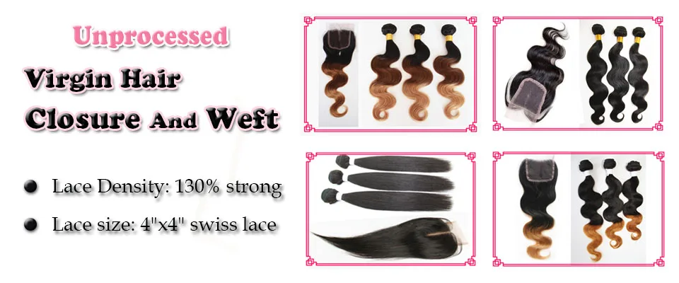 Волосы remy бразильские волосы для тела вьющиеся волосы 3 пучка с 4x4 синтетическое закрытие шнурка натуральный черный цвет человеческие волосы для наращивания