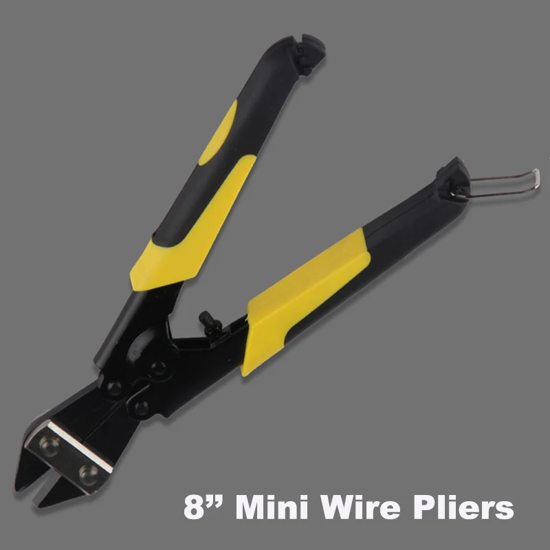 New 8 Inches Handle Mini Bolt Cutter Steel Wire Cutting Plier 65