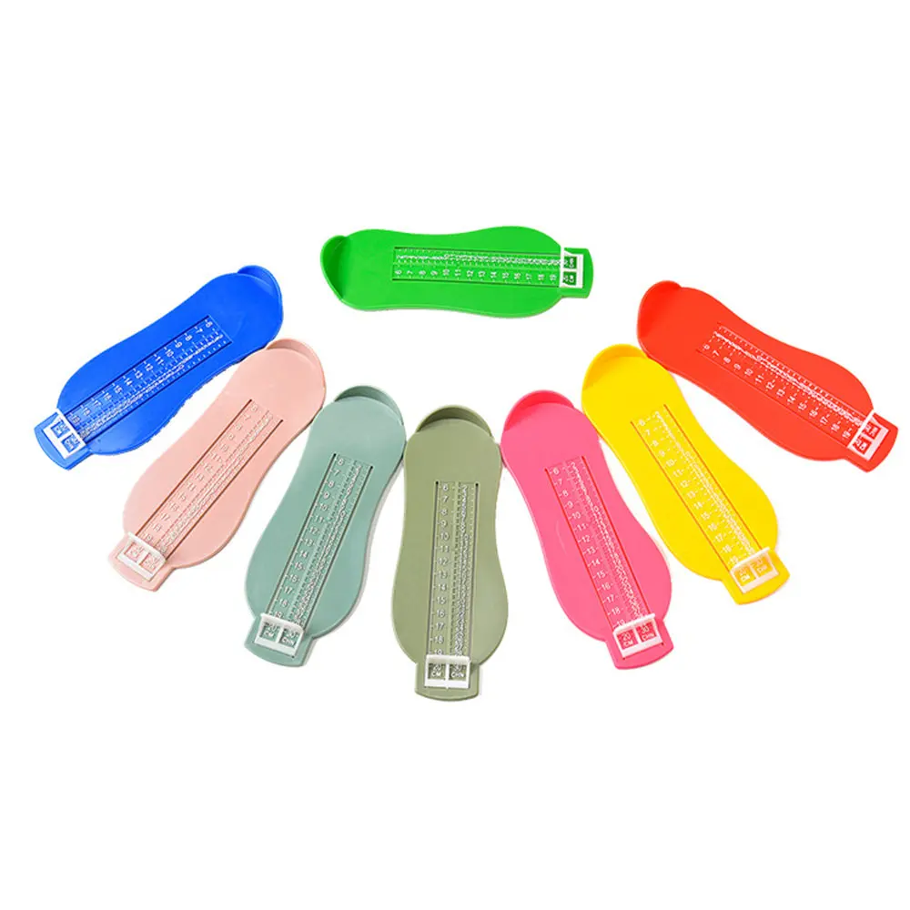 

Baby Care Kid Foot Measure Gauge Shoes Size 4 Colors Measuring Ruler Tool Available ABS Baby Car Adjustable Range 0-20cm size