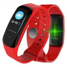 Модные спортивные часы-браслет для женщин и мужчин, светодиодный водонепроницаемый смарт-браслет на запястье, часы с шагомером кровяного давления для Android IOS