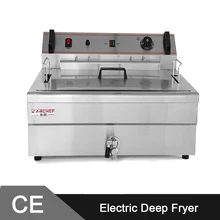 20L Large Capacity Commercial Electric Deep Fat Fryer Machine with CE Approval