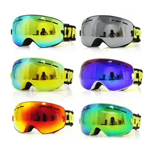 Copozz лыжные очки, двухслойные противотуманные большие сферические лыжные очки для детей 4-15 лет