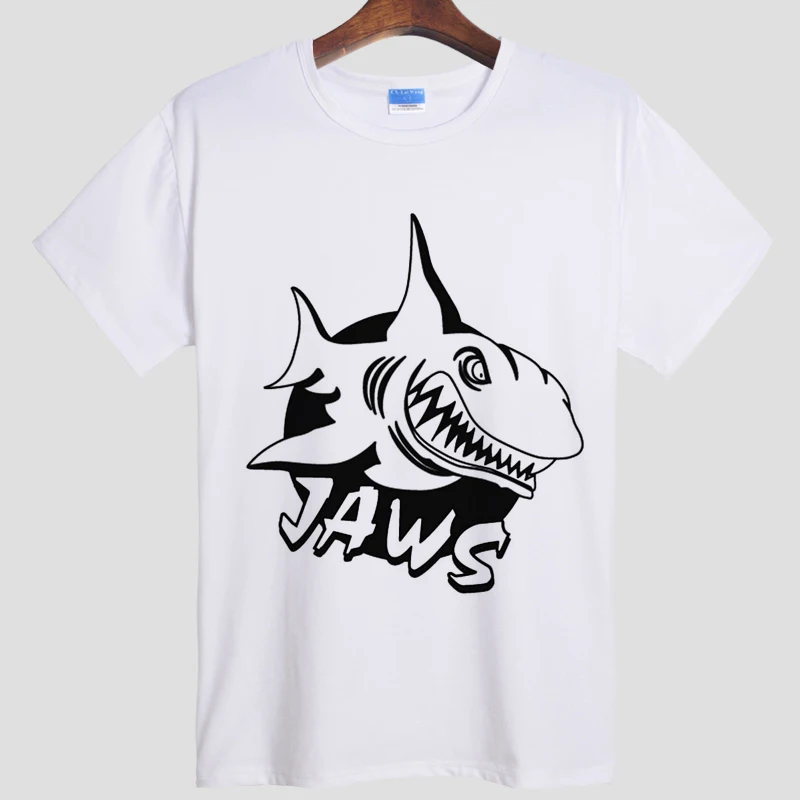 Челюсти Нападение! Harajuku футболка прекрасный мальчик Tee shirt Хорошее качество