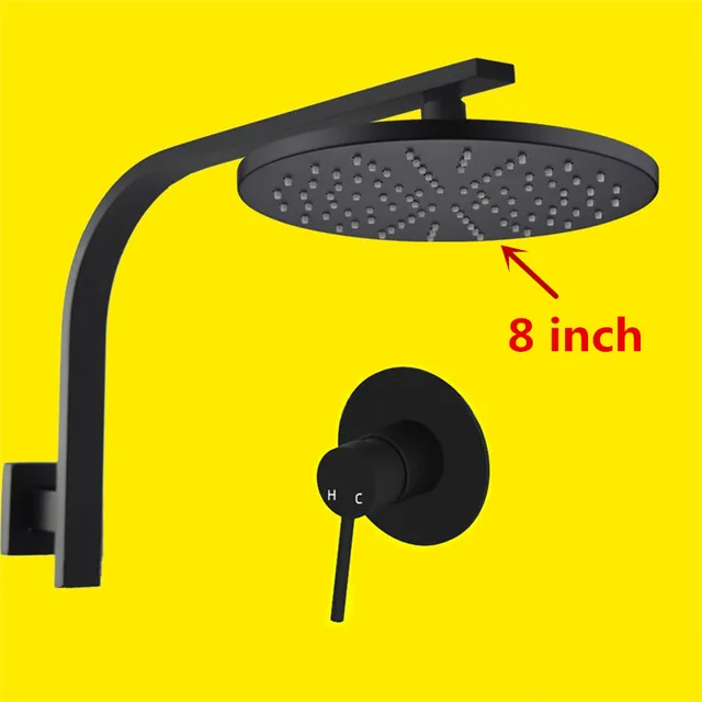 Buy Brass Shower set 8"&10" Rainfall Shower Head