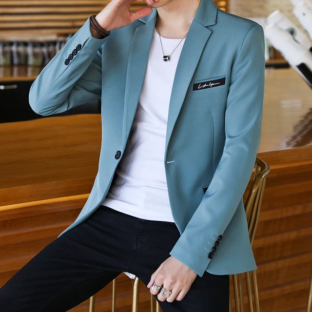 Autumn Men's Short Blazers Jackets One 