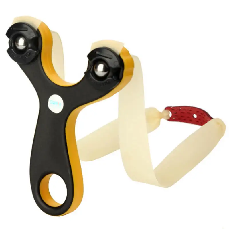 

Binding Card Ball Slingshot Catapult Outdoor Leisure Shooting Competition Can Install Flat Rubber Band Round Shots