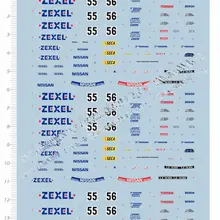 1/64 ZEXEL SKYLINE GT-R GTR GR. N модельный комплект водная наклейка