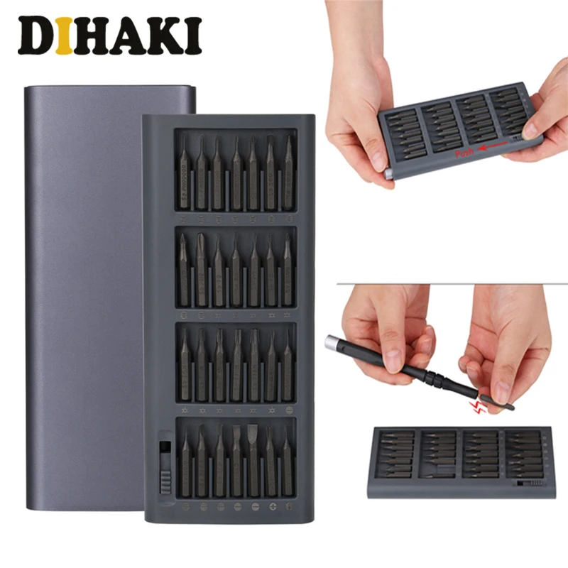 

Portable Precision Screwdriver Set 56 heads + 1 handle Torx Y-Type Mini Magnetic Screwdriver repair tool kit for computer iPhone