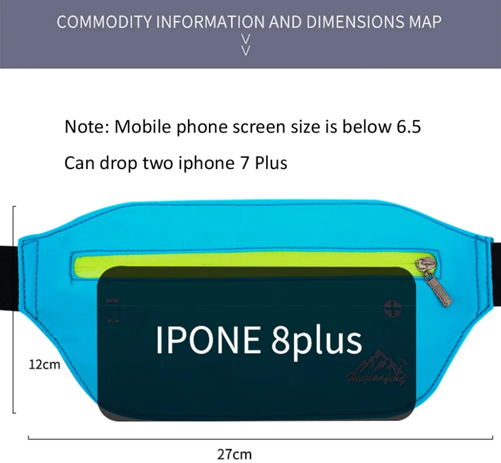 Унисекс Многофункциональный Велоспорт Бег Хип пояс для хранения денег сумка Для мужчин Для женщин водонепроницаемый чехол для телефона