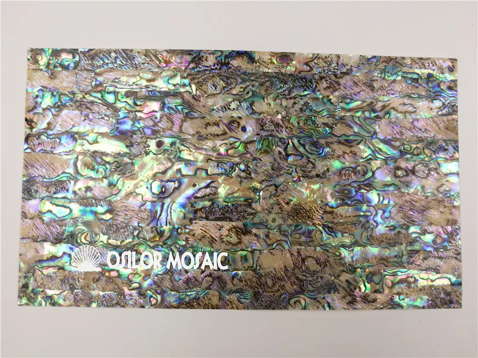 Натуральный ламинат abalone paua shell для музыкальных инструментов и мебельный Декор