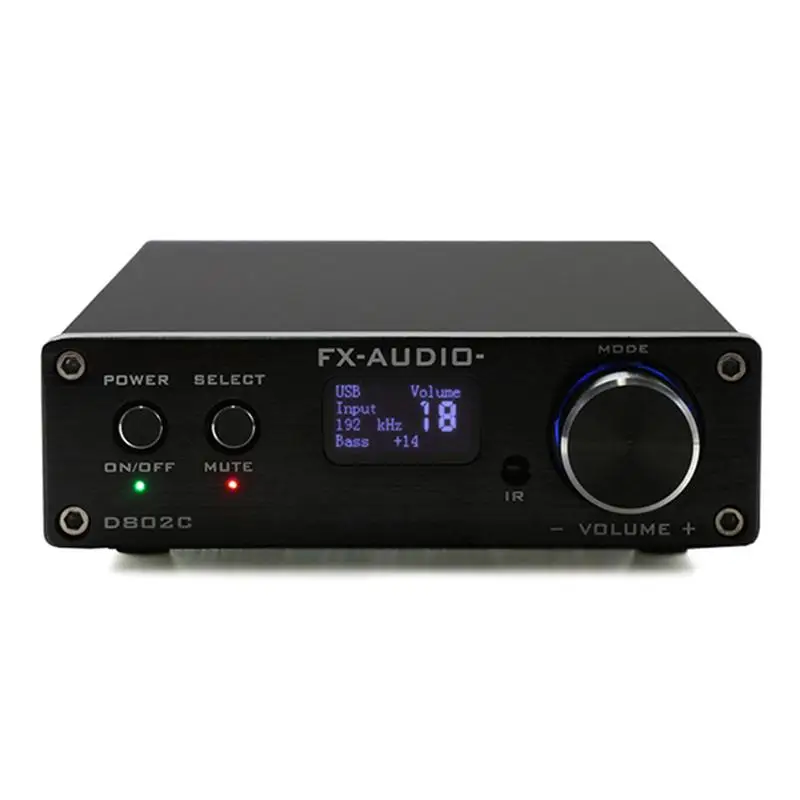 FX-audio 80Wx2 CSR57E6 HIFI цифровой аудио усилитель 32 В 5A USB/оптический/коаксиальный/bluetooth/AUX декодер DAC с пультом дистанционного управления