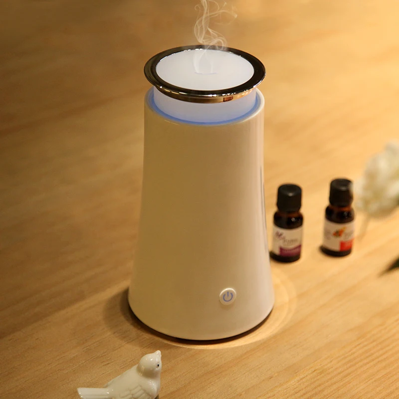 

New Lighthouse Air Humidifer LED Light Ultrasonic Aroma Essential Oil Diffuser PP Material For Home Office Bedroom