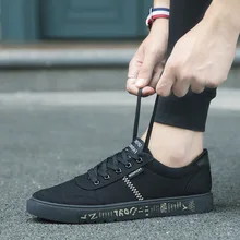 

2018 summer new canvas shoes men casual shoes men's board shoes camouflage lace men's shoes