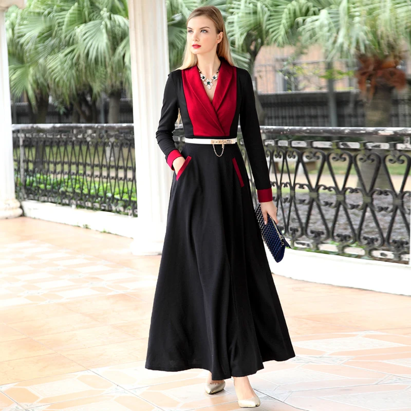 business maxi dress