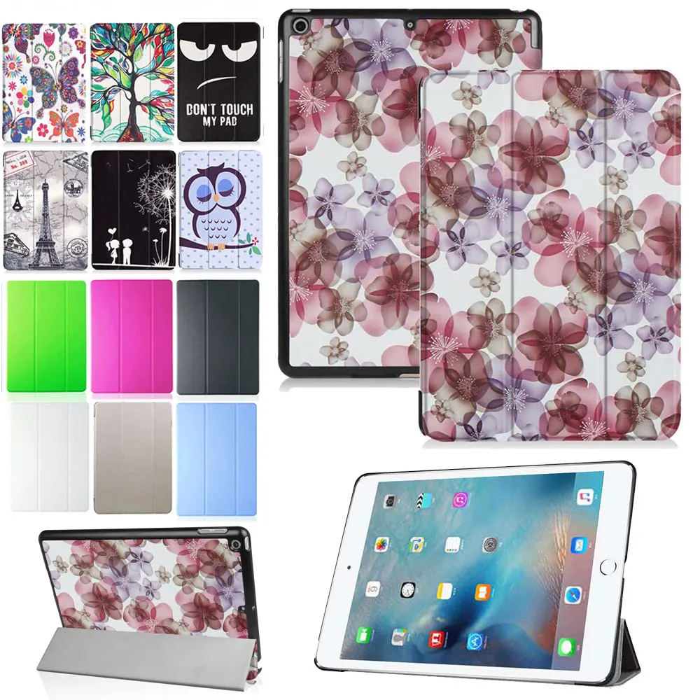 

Cartoon Printed Leather Case for iPad 9.7 inch 2017 2018 iPad 5th iPad 6th Cover Ultra Slim Tablet Smart Cover Flip Stand Case