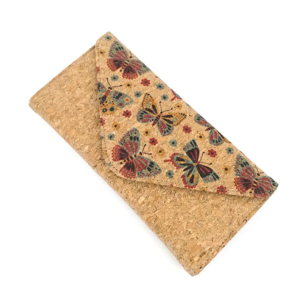 Butterfly cork purse