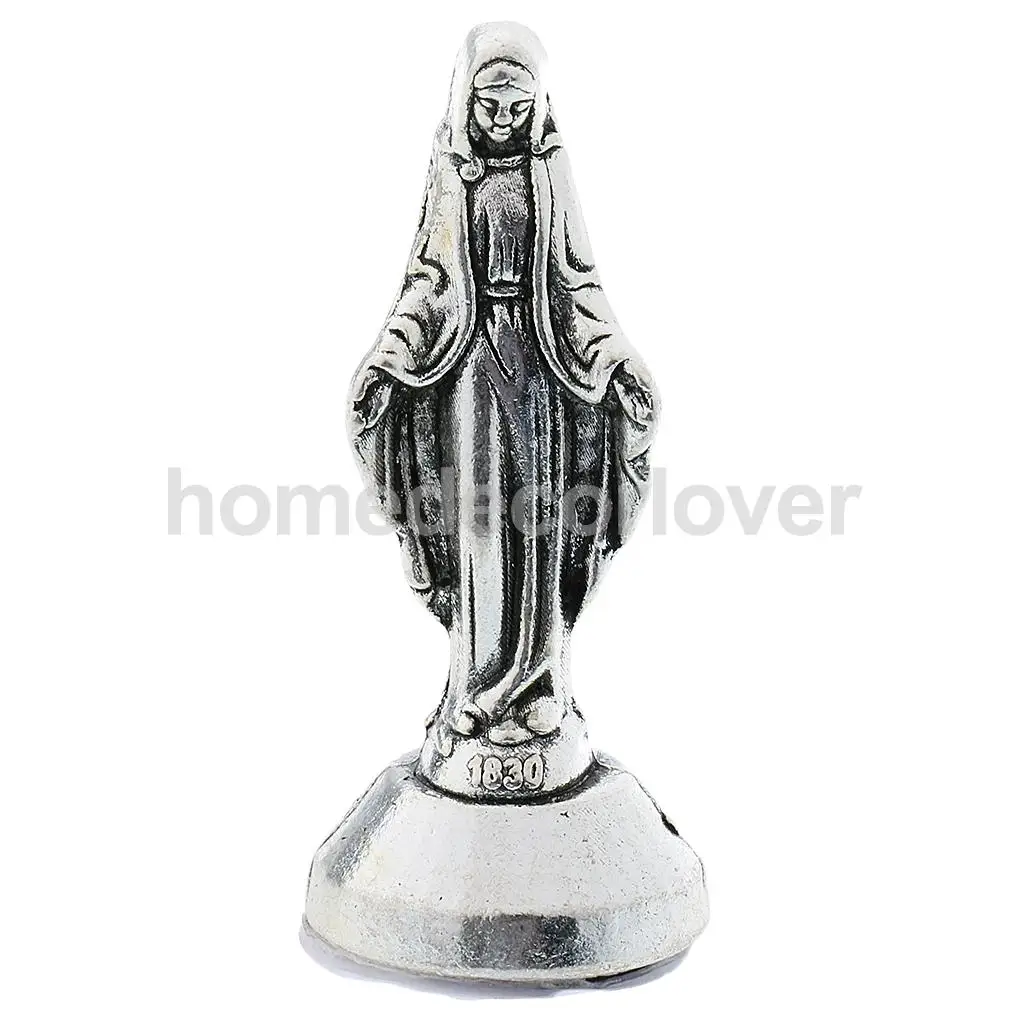 Madonna christ Statue Figurine for car home chapel Decor Bronze
