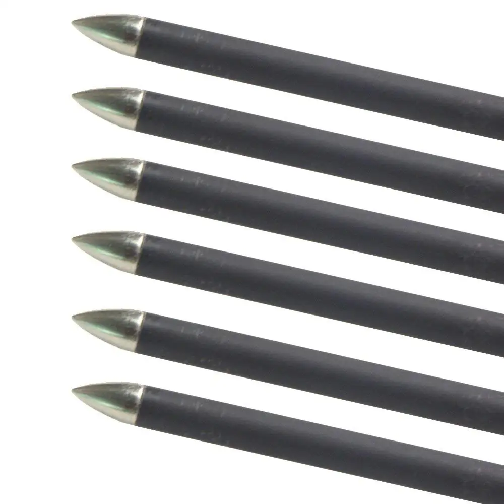 6/12pcs 31 inch Spine 700 Mixed Carbon Arrow With Replaceable Arrowhead 79cm Length for Bow Outdoor Entertainment