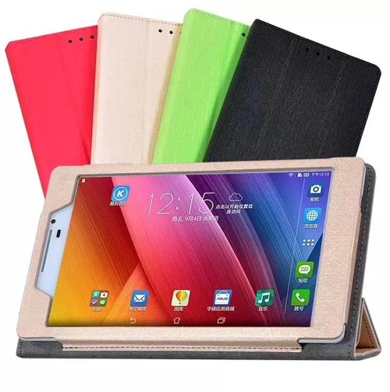 

5pcs Luxury Cover for Asus Zenpad 7.0 Z370 Z370CG Tablet 7" Case + Screen Protector Protective Film with tracking number