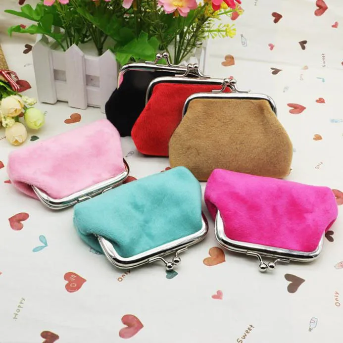 Mini Coin Bag Womens Corduroy Small Wallet Holder Coin Purse Clutch Handbag Bag porte monnaie femme#15