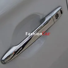 Для Mitsubishi Outlander Sport ASX RVR 2011 2012 2013 Chrome автомобилей дверные ручки крышки внешней отделки(smart отверстие