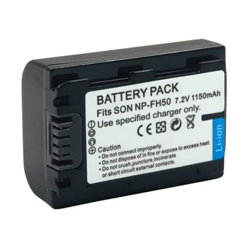 

7.2V 1150mAh NP-FH50 NPFH50 Replacement Battery for Sony Camera HX100 HX200 A230 A290 A390 DVD103 DVD105 DVD108