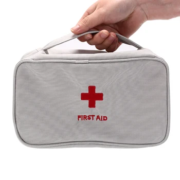 

Empty Large First Aid Kit Emergency Medical Box Portable Travel Outdoor Camping Survival Medical Bag Big Capacity Home